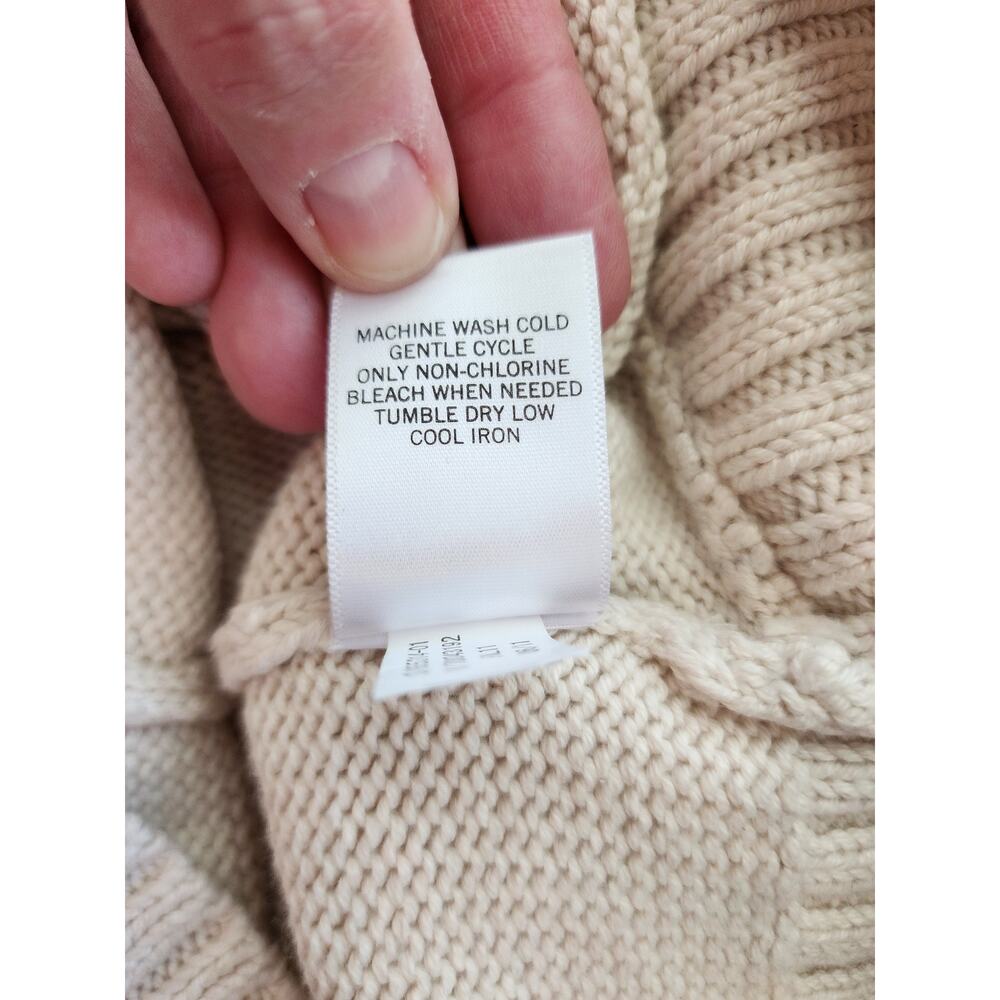 Banana Republic Women's Large Beige V-Neck Pullover Long Sleeve Sweater - Picture 9 of 9